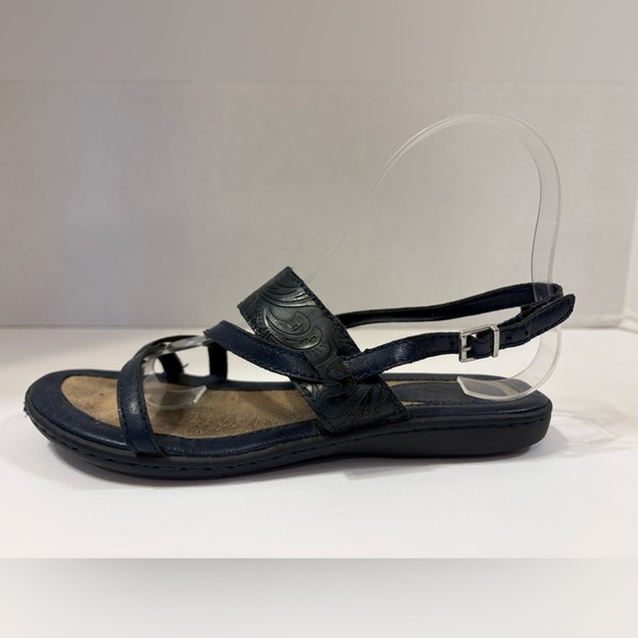 b.o.c blue thong strappy sandals size 6 Medium - Picture 4 of 11